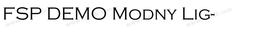 FSP DEMO Modny Lig字体转换 FSP DEMO Modny Lig字体转换